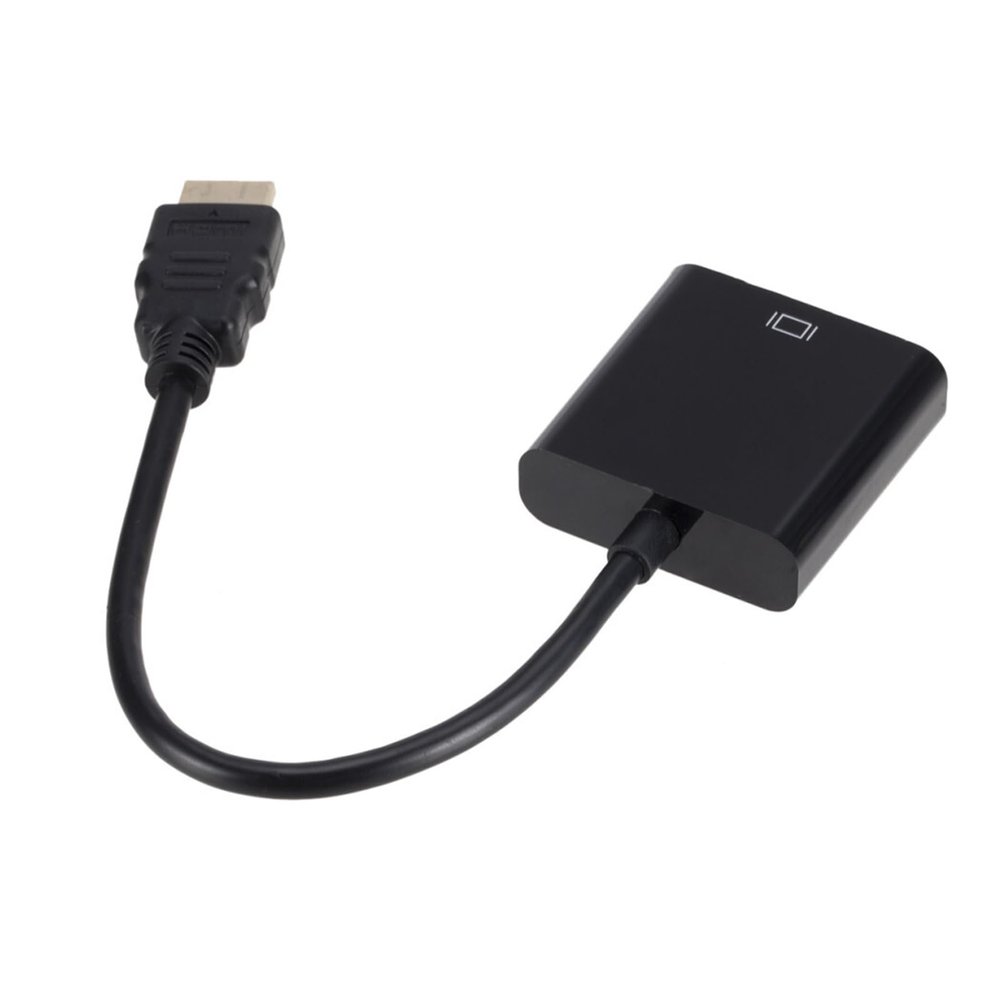 HYAGBCOP HDMI-Compatible to V/GA Converter with Power Supply HDMI Male to V/GA Female Adapter HD 1080P for P;S/4 TV Box TV Laptops(Black No Cable)