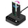 Tangxi M.2 NVMe SATA Cloner, M.2 Duplicator 20Gbps Dual Bay SSD Docking Station, Support Offline Cloning, UASP and Trim, Write & Read view 1