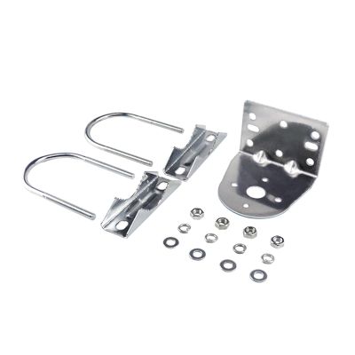 Hzoibyze Antenna Pole Mount with Double U Clamp Premium Accessories Easy Installation Spare Parts Mounting Bracket for Home