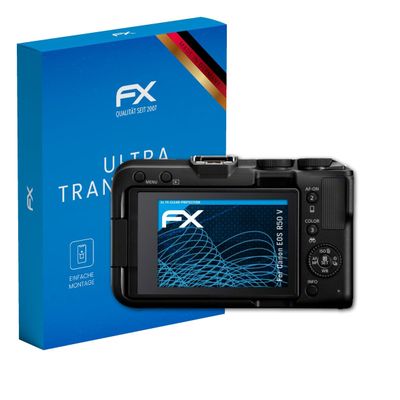 atFoliX Screen Protection Film compatible with Canon EOS R50 V Screen Protector, ultra-clear FX Protective Film (3X)