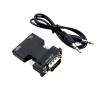 LINGQE HDMI-Compatible to V/GA Converter with 3.5mm Cord for P;S/4 PC TV M>oni>tor Projector HD 1080P Female to HDMI Male view 1