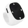 Tangxi Phone Scrolling Ring Remote Control, Wireless Page Turner for Phone Tablet Camera, Bluetooth 5.3 Air Finger Ring Mouse with a Touchpad (White) view 1