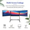 Lissontine Laptop 3 Screen Extender, Portable 15.6" FHD IPS Monitor, HDMI USB-C Play Multi-Screen Display for Windows/Mac, Productivity Booster Tool view 3