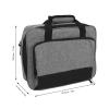 Asixxsix Projector Carrying Case, Large Capacity Oxford Cloth Travel Projector Bag with Accessories Storage Pockets & Adjustable Shoulder Straps, Compatible with Most Projectors view 2