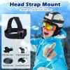 Chest Mount Harness Strap,Adjustable Action Camera Chest Strap Harness Mount | Stability Body Cell Phone Stand Accessories for Riding, Swimming, Outdoor view 2