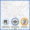 400 Pack Disposable Shower Ear Covers, Elastic Plastic Hair Dye Ear Covers view 3