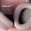 JLab Mauve Audio Bundle: JBuds Lux ANC Wireless Premium Over-Ear Bluetooth Headset with Hybrid Active Noise Cancelling Plus Go Air Pop+ True Wireless Earbuds, in Ear Bluetooth Earbud with Microphone view 4
