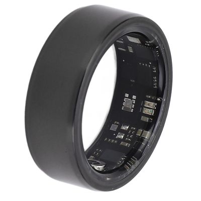 shenruifa Fitness Smart Ring Intelligent Step Counting Sleep Monitoring Health Tracker Ring Black (9#)