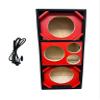 8" Brazilian Style Chuchera Speaker Box for Two 8" Speakers and 2 Tweeters 1 Driver Vented Enclosure for Car (red) view 1