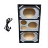 8" Brazilian Style Chuchera Speaker Box for Two 8" Speakers and 2 Tweeters 1 Driver Vented Enclosure for Car (Gray) view 1