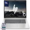 HP Touchscreen 17.3" Business Laptop Computer, Windows 11, 64GB RAM 2TB SSD, Intel Core Ultra 7 255U, HD+ Display, Fingerprint Reader, Backlit Keyboard, SageNova Earphones, Silver view 1