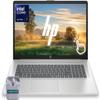 HP Touch Screen Laptop, 17.3" HD+ Touchscreen Laptop Computer, Windows 11, 16GB RAM 512GB SSD, Intel Core Ultra 7 255U, Fingerprint Reader, Backlit Keyboard, SageNova Earphones, Natural Silver view 1