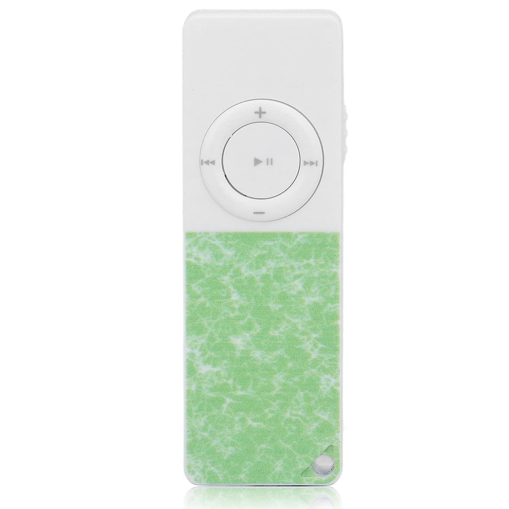 EVGATSAUTO MP3 Player Portable Music Player HiFi Audio Player Digital Noise Cancellation Chip Up to 64GB Memory Expansion for On The Go Learning (Green)