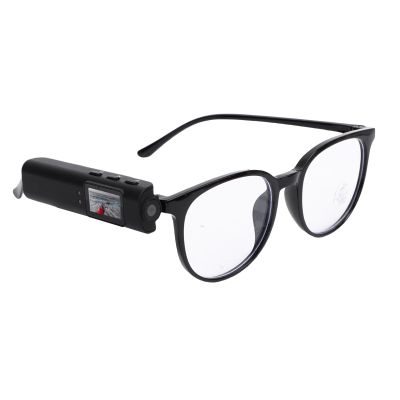Walmeck Video Recording Glasses HD 110 Wide Angle WiFi Camera Glasses for Outdoor Adventures (Black)