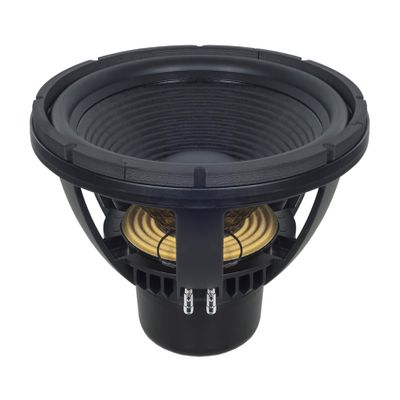 B&C Speakers 15BG100 15-inch Rubber Surround Subwoofer LF Drivers Bass Woofer Cone TWP Waterproof Both Sides 4-inch Ventilated Copper Voice Coil Gap 1000 Wrms 2000 Watt Peak Pro Audio Speaker 8 Ohm