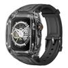2-in-1 Rugged Shockproof Case & Sport Strap for Apple Watch Ultra 3/2/1 & Series 11/10/9 (49mm) (Clear Black, 49m) view 1