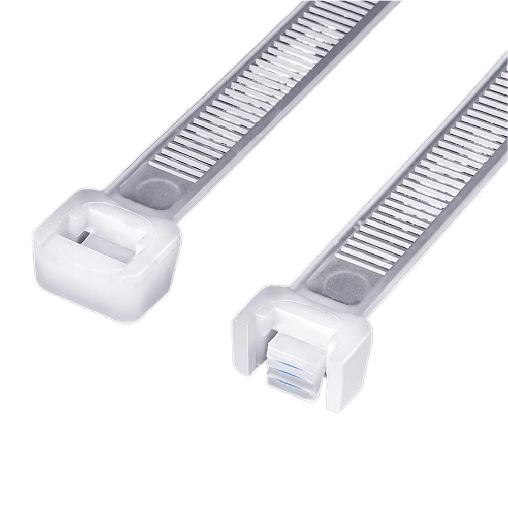 100Pcs Plastic Nylon Cable Self-locking Higher quality Tie Fastening Ring Wire 5x200/250/300/350/400/500 Zip Wraps Tie(5x250-100PCS)