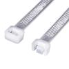 100Pcs Plastic Nylon Cable Self-locking Higher quality Tie Fastening Ring Wire 5x200/250/300/350/400/500 Zip Wraps Tie(5x250-100PCS) view 1