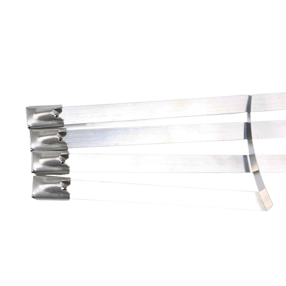 100pcs 4.6x600mm 4.6 * 600mm 4.6mmx600mm Latching Self-Locking Stainless Steel Zip Cable Tie Lock Tie Wrap cable ties(SS316)