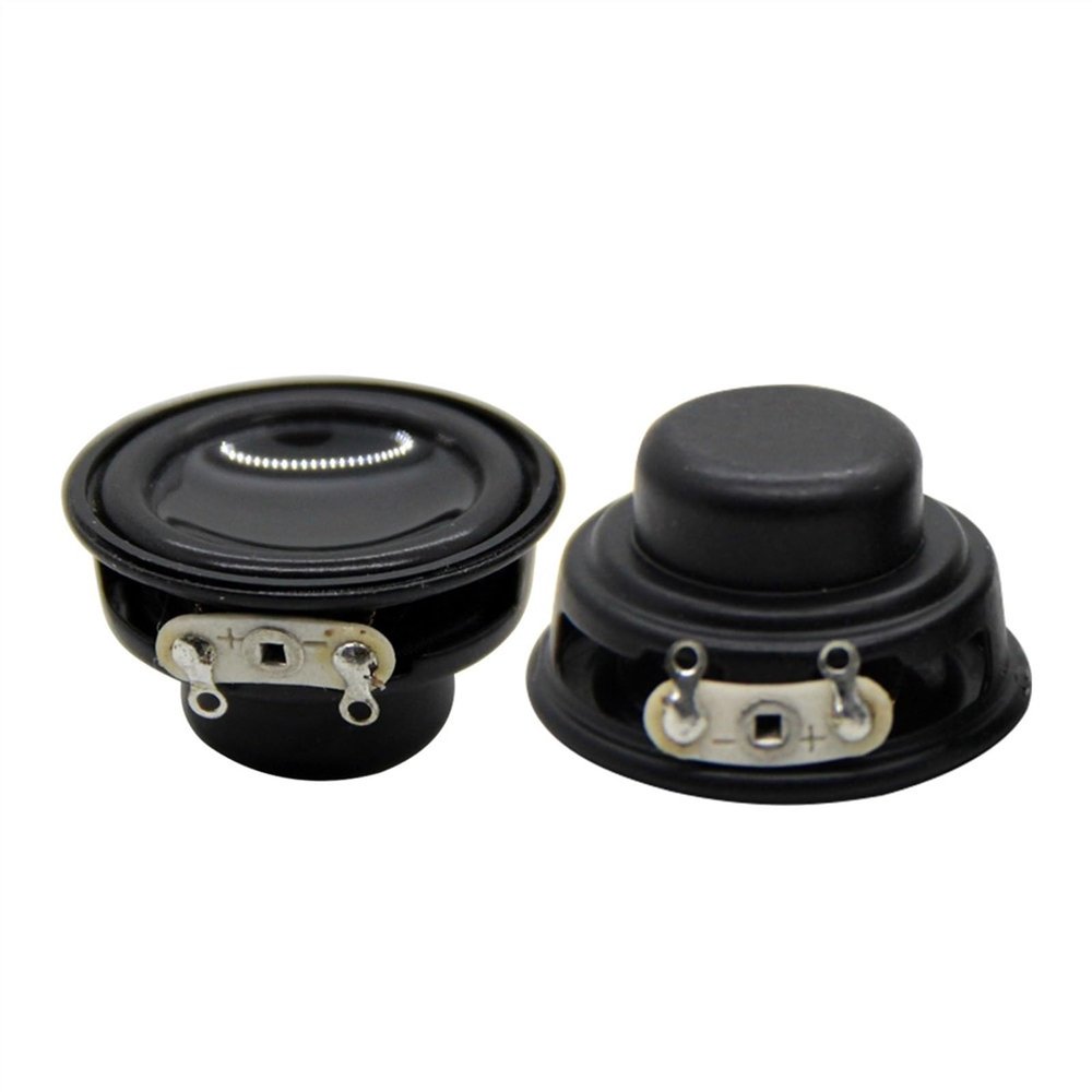 ABLNLPYOC 2Pcs 32MM Audio Full Range Mini Speaker Driver Inner Magnetic 4 Ohm 3W DIY Multimedia Music Sound Speaker Home Theater