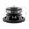 ABLNLPYOC 1Pc 6.5 Inch Subwoofer Speaker Driver 4 8 Ohm 80W HiFi Music Home Theater Sound System Glass Fiber Cone Audio Loudspeaker(8 Ohm Speaker) view 4