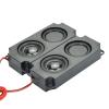 HIVJEEDYH 2Pcs Audio Portable Speakers 10045 LED TV Speaker 8 Ohm 5W Double Diaphragm Bass Computer Speaker DIY for Home Theater view 1