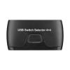 4 Port USB KVM, KVM Switches for 4 Computers Sharing 4 USB Devices, Plug and Play USB 20. Hub with Indicator Lights, Compatible with, OS, for Keyboard Printer view 2