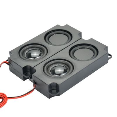 ABLNLPYOC 2Pcs Audio Portable Speakers 10045 LED TV Speaker 8 Ohm 5W Double Diaphragm Bass Computer Speaker DIY for Home Theater