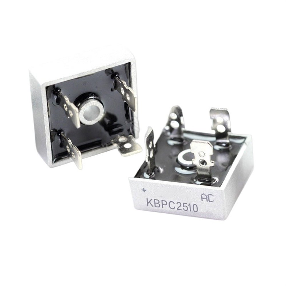 3/10/20/50/100Pcs KBPC2510 Bridge Rectifier DIP-4 Square 25A/1000V(100Pcs)