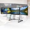 Lissontine Tri-Screen Laptop Monitor Extender, 15.6 Inch Portable 1080P FHD IPS Display, USB-C HDMI Play Multi-Screen Setup for Office, Designers for Windows/Mac view 1