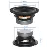 ABLNLPYOC 6 Inch Woofer Audio Speaker Horn 4 Ohm 50W 25 Core Professional HiFi Power Home Theater Bass Speaker Driver view 4