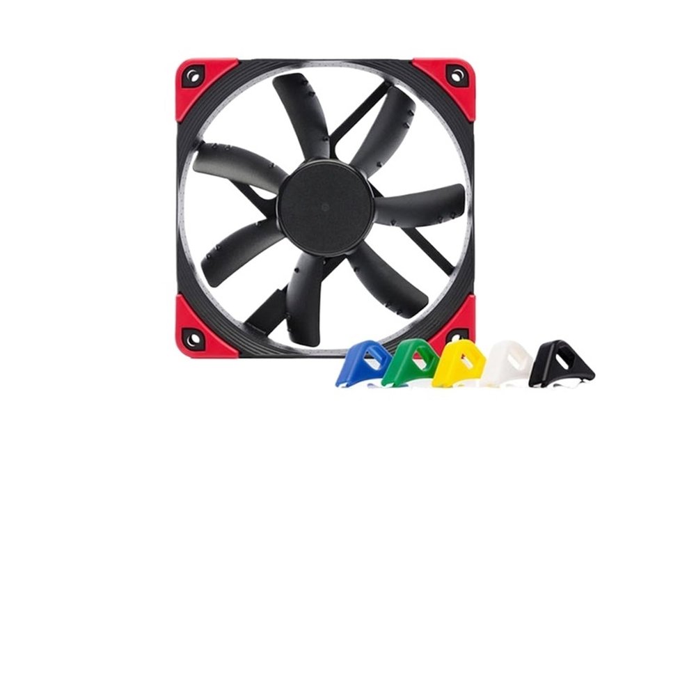 NF-S12A Chassis Fan PWM 4-pin 12cm Desktop Computer Host CPU Cooling Silent Color(NF S12A PWM CH.BK.S)