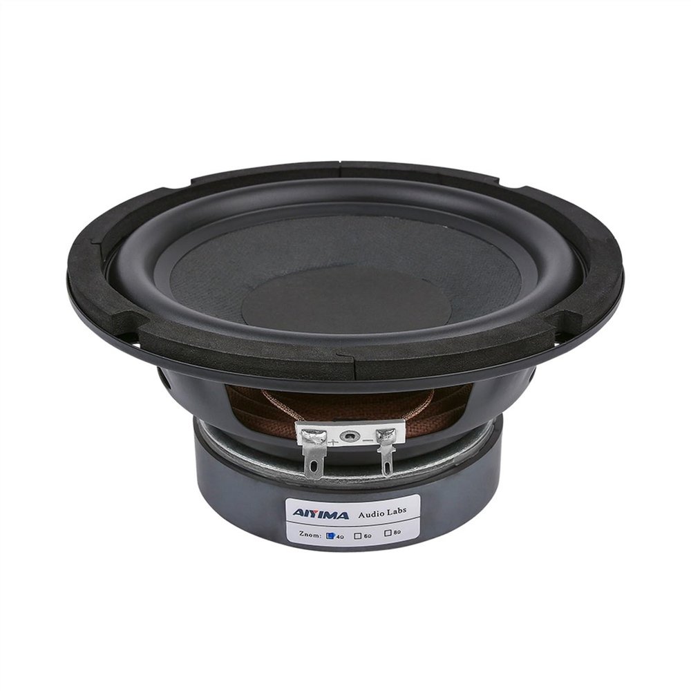 ABLNLPYOC 6.5 Inch Subwoofer Speaker Driver 80W 4 8 Ohm HiFi Audio Woofer Music Loudspeaker DIY Home Theater Bookshelf Sound System(4 Ohm Speaker)