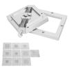 BGA Reballing Rework Station HT 90, BGA Rework Station with Diagonal Template, Aluminum Alloy Tin Planting Station for Computer CPU Phone Welder Kits, Includes 10Pcs view 4