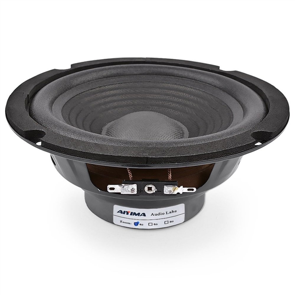 ABLNLPYOC 1Pcs 6.5 Inch Midrange Bass Speaker 4 Ohm 150W Audio Music Speakers Woofer Loudspeaker for Home Theater SES Sistemi(4 Ohm Speaker)