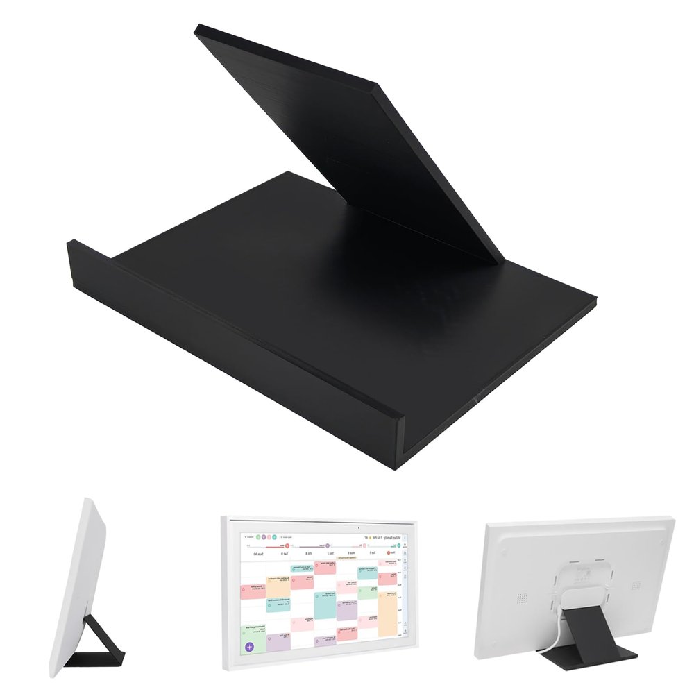 Compatible with Skylight Calendar Max 27'' Digital Display Desktop Stand Accessory with Fixed Angle Base, Simple Desk Mount Holder, Built-In Mount Plate, No-Tool Setup for Desk or Countertop