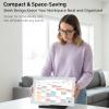 Compatible with Skylight Calendar Max 27'' Digital Display  Desktop Stand Accessory with Fixed Angle Base, Simple Desk Mount Holder, Built-In Mount Plate, No-Tool Setup for Desk or Countertop view 3
