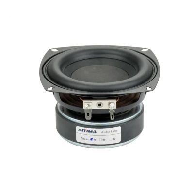 ABLNLPYOC 1Pcs 4 Inch Subwoofer Speaker Unit HiFi 4 8 Ohm 100W Woofer Sound Speaker Home Theater Deep Bass Loudspeaeker(Square 4 Ohm)