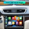 2026 CUSP 9 Ultra Universal Android Car Stereo Radio with GPS Navigation, HD IPS Touch Screen Multimedia Player, Wireless CarPlay & Android Auto, in-Dash Tablet Kit view 2