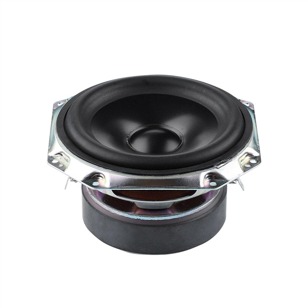 ABLNLPYOC 1Pcs 5 Inch Mid-woofer Audio Speaker 4 Ohm 40W Dual Coil Aluminum Cone Long-Stroke Speaker Home Theater Loudspeaker