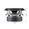 ABLNLPYOC 1Pcs 5 Inch Mid-woofer Audio Speaker 4 Ohm 40W Dual Coil Aluminum Cone Long-Stroke Speaker Home Theater Loudspeaker view 4