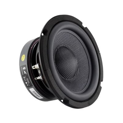 JZXUPTUVI 1Pc 6.5 Inch Subwoofer Speaker Driver 4 8 Ohm 80W HiFi Music Home Theater Sound System Glass Fiber Cone Audio Loudspeaker(8 Ohm Speaker)