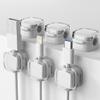 8-Pack Magnetic Cable Clips, Easy-Open Cord Organizer with Strong Adhesive for Desk, Car & Nightstand  Wire Holder for Phone Cables, Wire Holder Organizer Neatly for Home,Office,Car,Desk,(White) view 1