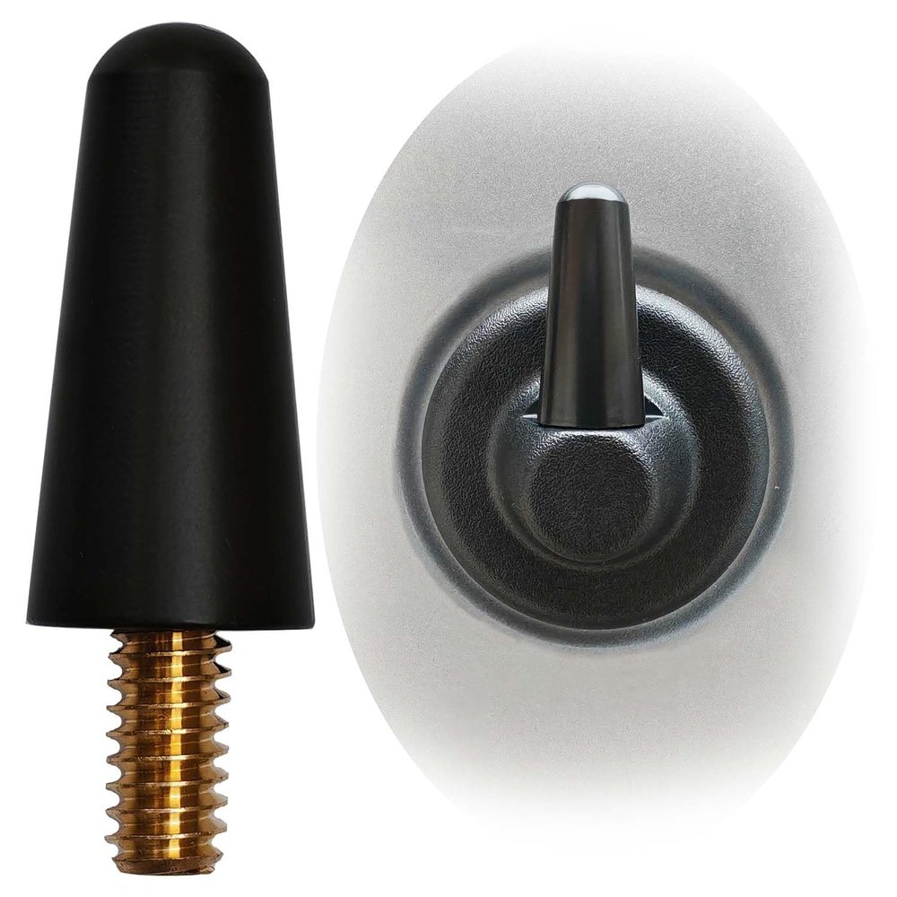 VAGMI 1.2 Inch Aluminum Antenna Compatible with Jeep Wrangler Gladiator JK JKU JL JLU Rubicon Sahara Unlimited Sport,for Jeep Wrangler Antenna Replacement