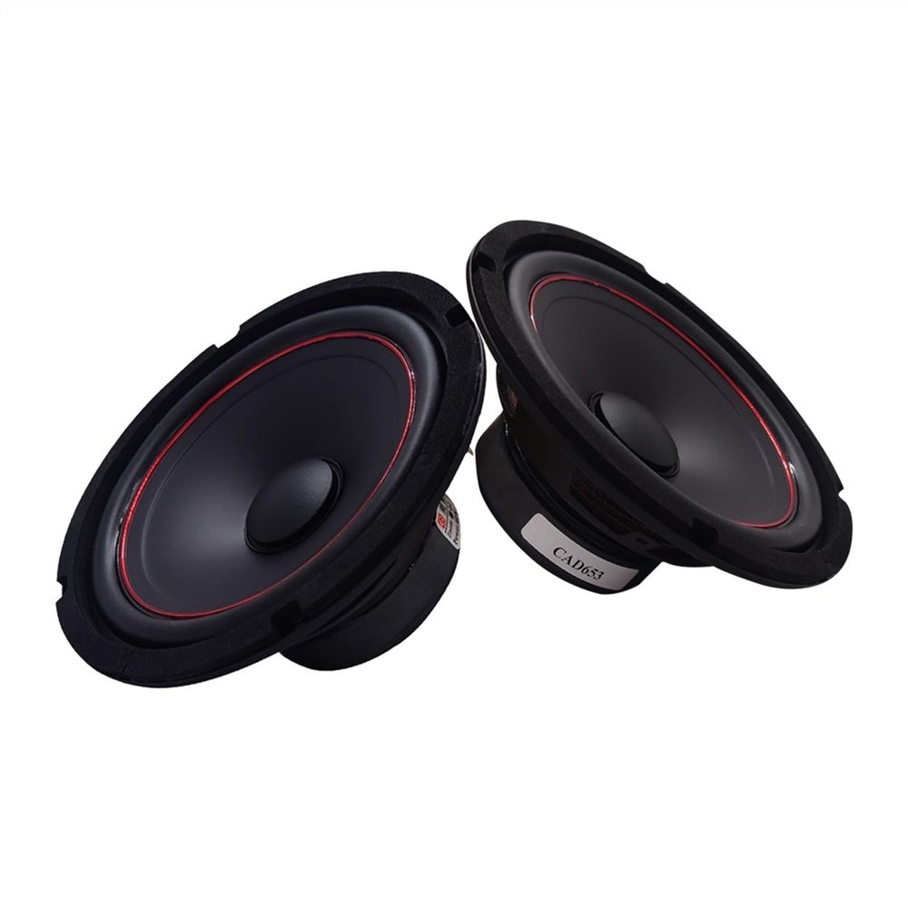 ABLNLPYOC 2Pcs 6.5 Inch Car Coaxial Speaker 4 Ohm 100W Loudspeaker HiFi Music Fever Audio Sound Speaker