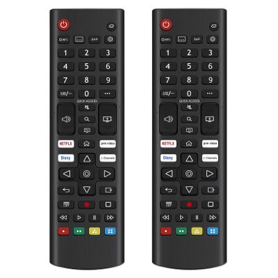 2 Packs AKB76040302 Replace Remote Control Compatible for All LG TV LED LCD HDTV OLED QNED 4K 8K Smart TVs 50UP75006LF 55UP7000PUA 65UP7000PUA 70UM6970PUA 75UM6970PUB 60UM6900PUA 43UM6950DUB