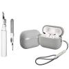 [3 in 1] TSVSXS Leather Case Compatible with AirPods Pro 3 with Lanyard and Cleaning Kit, Cute Soft Genuine Leather PU Protective Cover Compatible with AirPod Pro3 for Man Women view 1