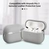 [3 in 1] TSVSXS Leather Case Compatible with AirPods Pro 3 with Lanyard and Cleaning Kit, Cute Soft Genuine Leather PU Protective Cover Compatible with AirPod Pro3 for Man Women view 2