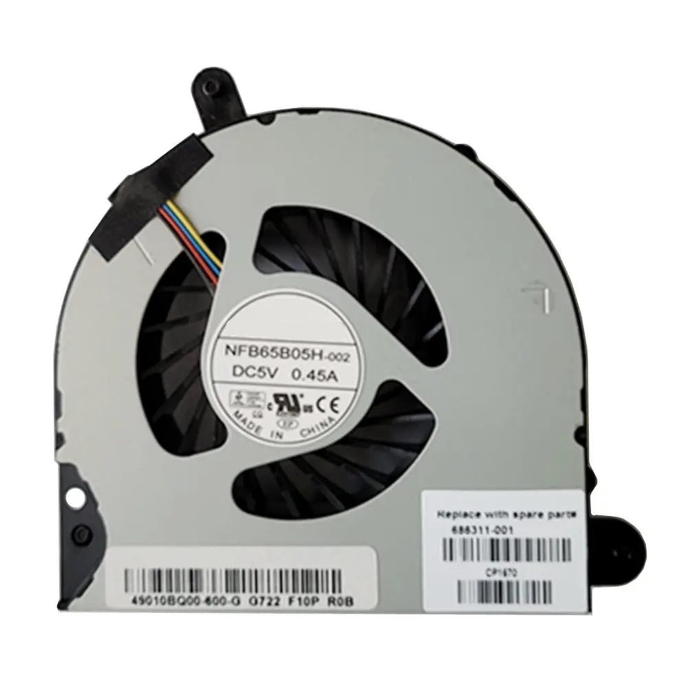 Compatible CPU Cooling Fan for 8560p 8560w 8570p 6570B Series 686311-001 MF60120V1-C470-S9A DC5V