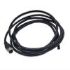 2m GX12 cable connector 2pin 3pin 4pin connector extension cable plug male and female M12 5pin 6pin black(5Pin male) view 1